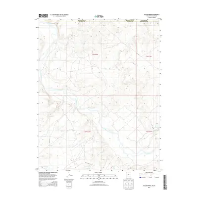2013 Map of Sallies Spring, 2013 Print