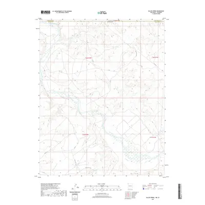 2020 Map of Sallies Spring, 2020 Print
