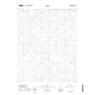 2023 Map of Sallies Spring, 2023 Print