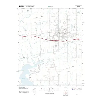 2010 Map of Sallisaw, 2010 Print