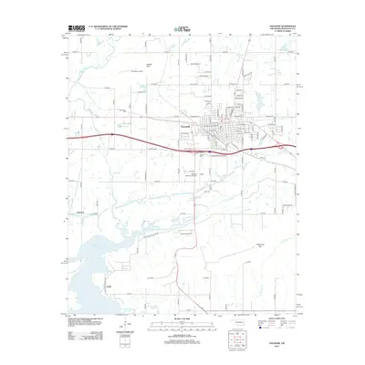 2012 Map of Sallisaw, 2012 Print