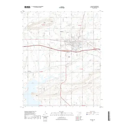 2019 Map of Sallisaw, 2019 Print