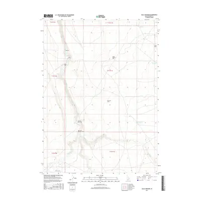 2017 Map of Salls Crossing, 2017 Print