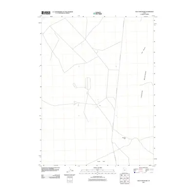 2011 Map of Sally Mountain, 2011 Print