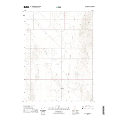 2020 Map of Sally Mountain, 2020 Print