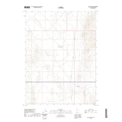 2023 Map of Sally Mountain, 2023 Print