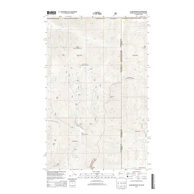 2014 Map of Salmo Mountain, 2014 Print