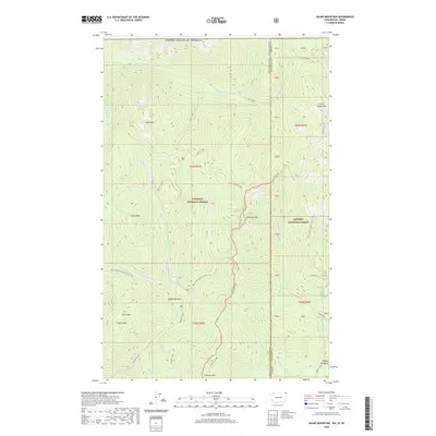 2020 Map of Salmo Mountain, 2020 Print