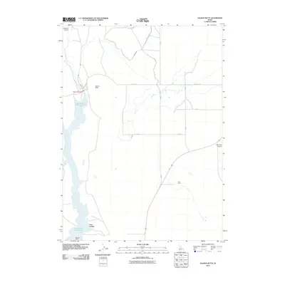 2010 Map of Salmon Butte, 2010 Print