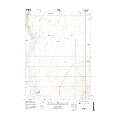 2013 Map of Salmon Butte, 2013 Print