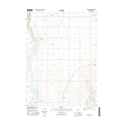 2017 Map of Salmon Butte, 2017 Print