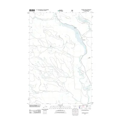2011 Map of Salmon Lake, 2011 Print