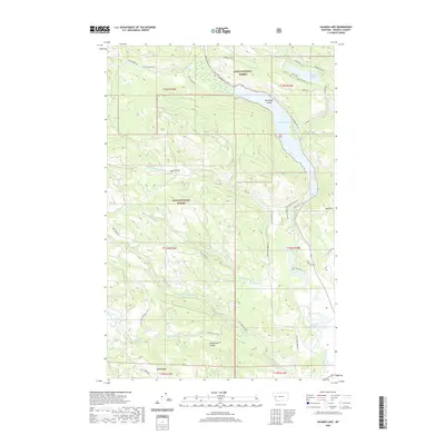 2020 Map of Salmon Lake, 2020 Print