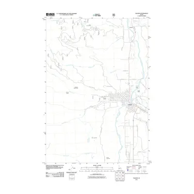 2011 Map of Salmon, 2011 Print