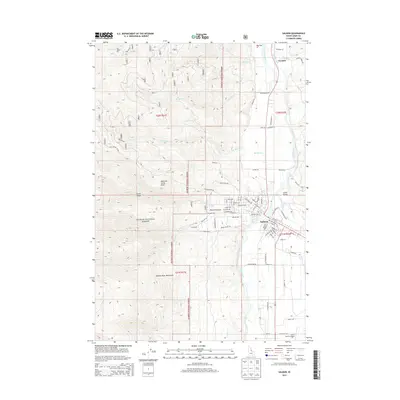 2013 Map of Salmon, 2013 Print