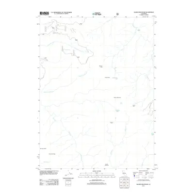 2012 Map of Salmon Mountain, 2012 Print