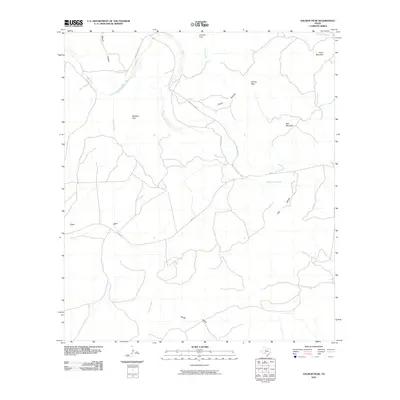 2010 Map of Salmon Peak, 2010 Print