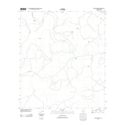 2013 Map of Salmon Peak, 2013 Print