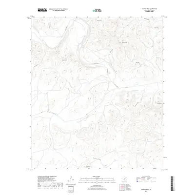 2019 Map of Salmon Peak, 2019 Print
