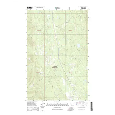 2017 Map of Salmon Prairie, 2017 Print