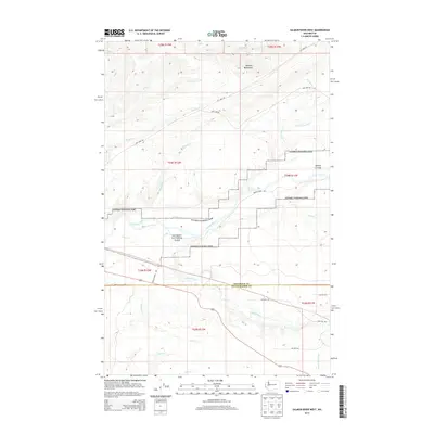 2014 Map of Salmon River West, 2014 Print