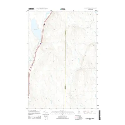 2014 Map of Salmon Stream Lake, 2014 Print