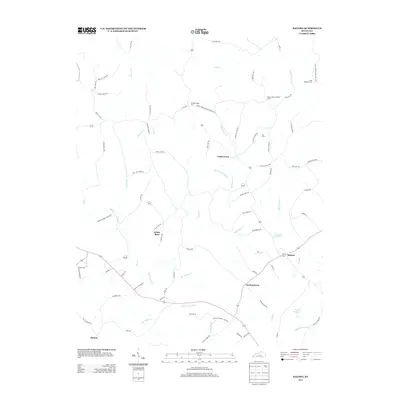 2013 Map of Saloma, 2013 Print