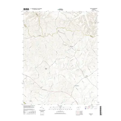 2016 Map of Saloma, 2016 Print