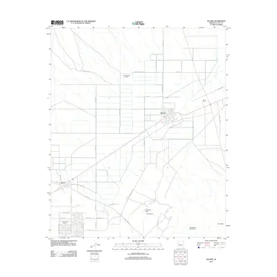 2011 Map of Salome, 2011 Print