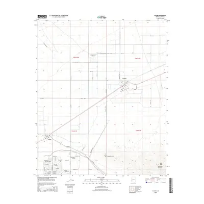 2014 Map of Salome, 2014 Print