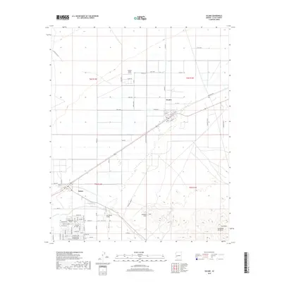 2018 Map of Salome, 2018 Print