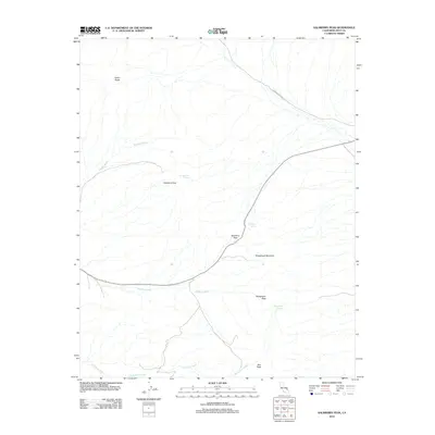 2012 Map of Salsberry Peak, 2012 Print