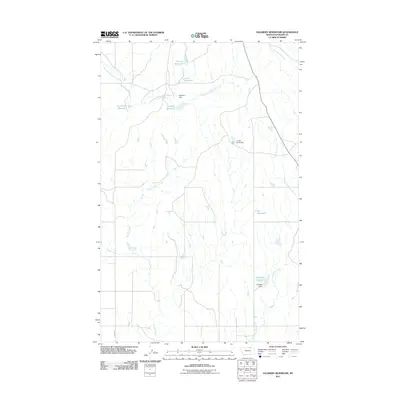 2011 Map of Salsbery Reservoir, 2011 Print