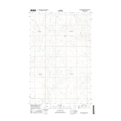 2017 Map of Salsbery Reservoir, 2017 Print