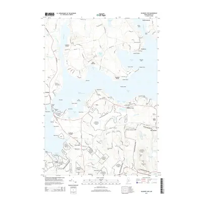 2014 Map of Salsbury Cove, 2014 Print