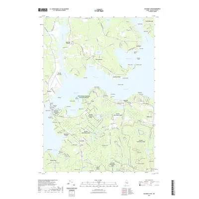 2021 Map of Salsbury Cove, 2021 Print