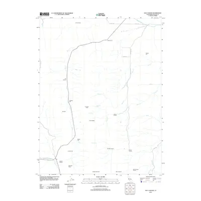 2012 Map of Salt Canyon, 2012 Print