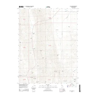 2015 Map of Salt Canyon, 2015 Print