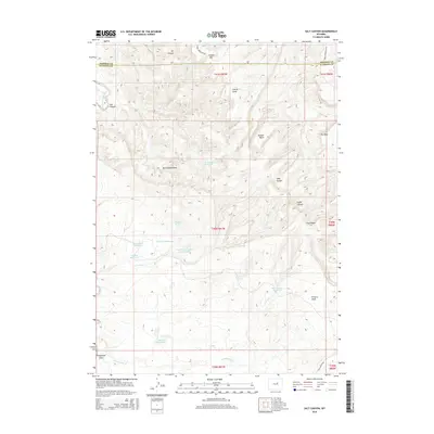 2015 Map of Salt Canyon, 2015 Print