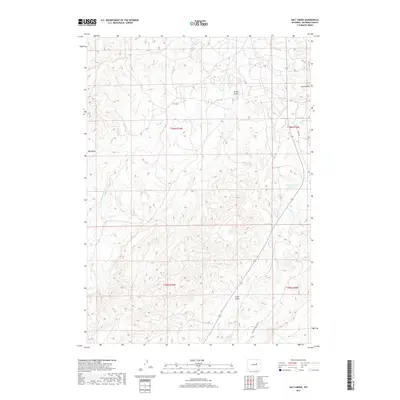2017 Map of Salt Creek, 2017 Print