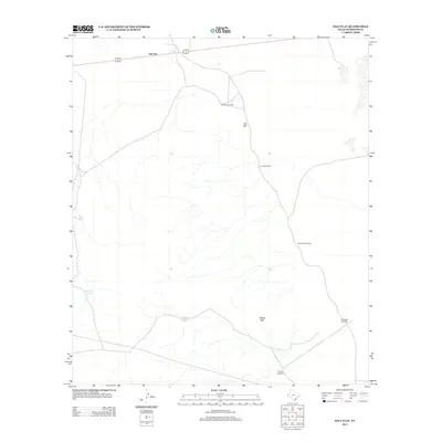 2012 Map of Salt Flat, 2012 Print