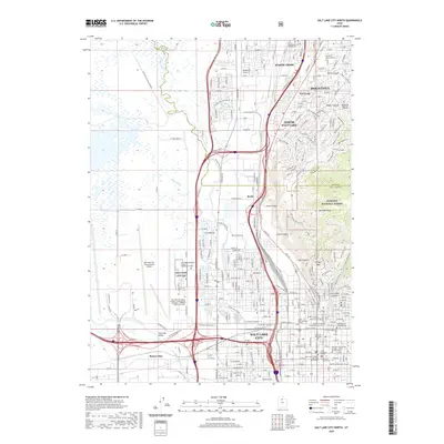 2020 Map of Salt Lake City North, 2020 Print