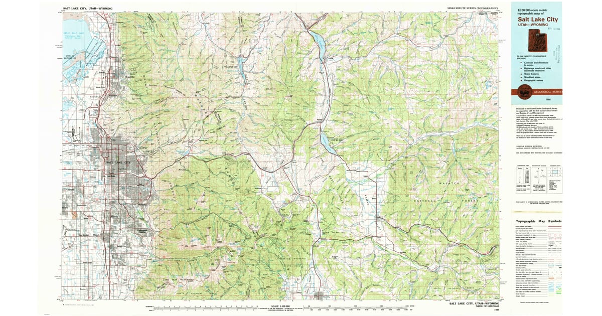 1980s Maps of Oakley UT Pastmaps - Salt Lake City Summit County Ut Usgs Topo 1980 Og 1200x630 