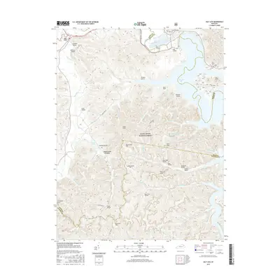 2016 Map of Salt Lick, 2016 Print