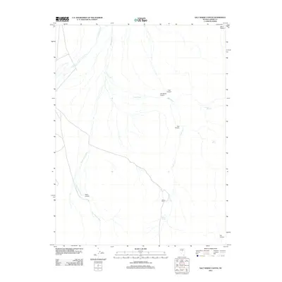 2012 Map of Salt Marsh Canyon, 2012 Print