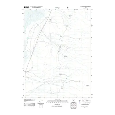 2011 Map of Salt Mountain, 2011 Print