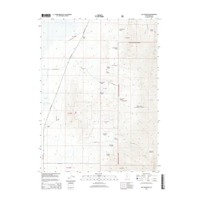 2014 Map of Salt Mountain, 2014 Print