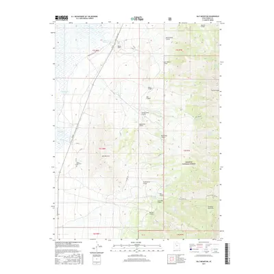 2017 Map of Salt Mountain, 2017 Print