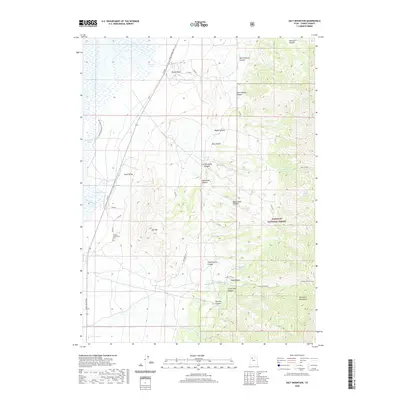 2020 Map of Salt Mountain, 2020 Print