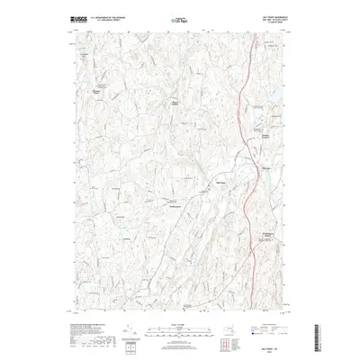 2019 Map of Salt Point, 2019 Print